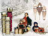 Toboggans, Child Sleds & Snowshoes